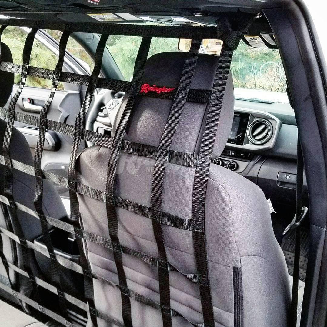 2016 - 2023 Toyota Tacoma Access Cab / Double Cab Behind Front Seat Barrier Divider Net-Raingler