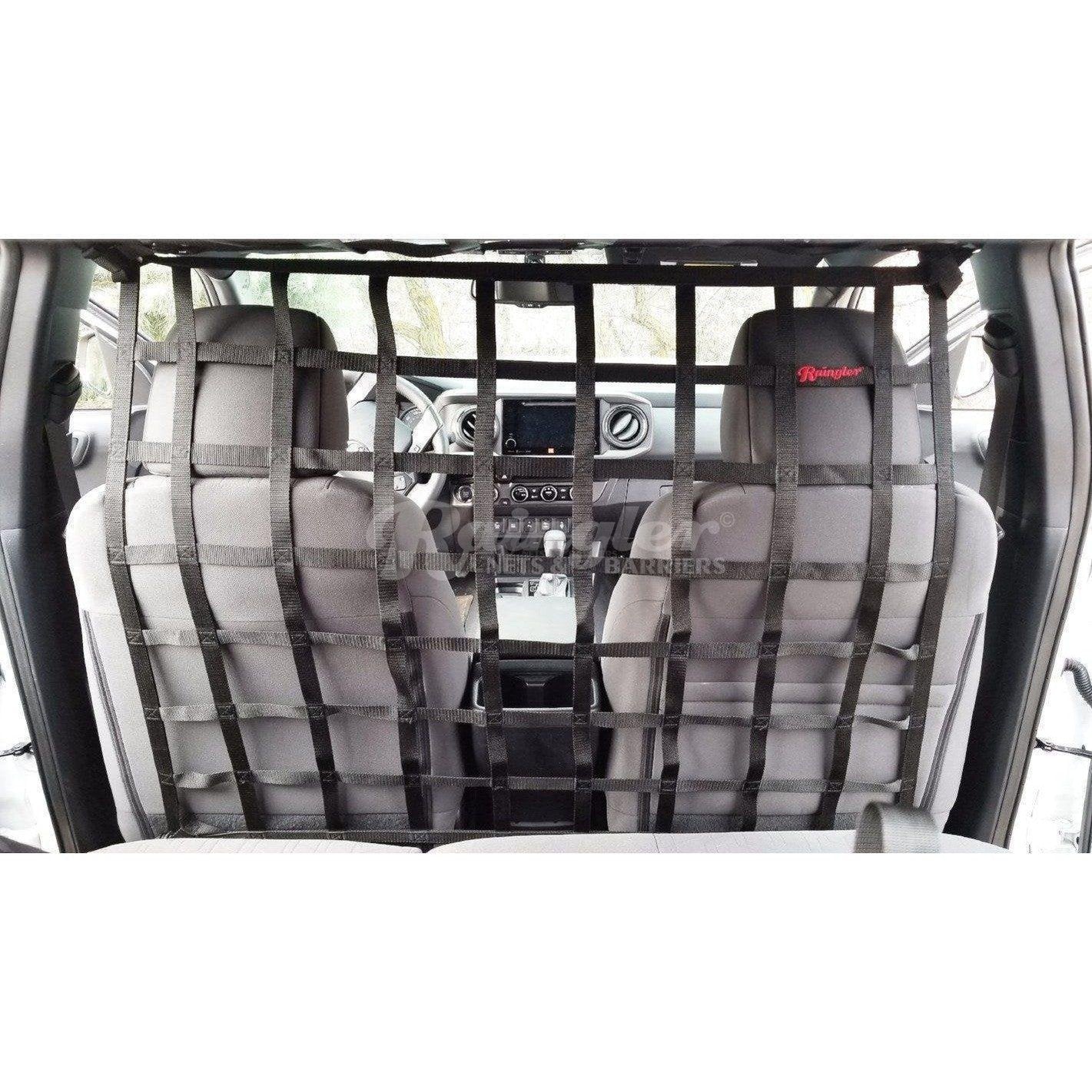 2016 - 2023 Toyota Tacoma Access Cab / Double Cab Behind Front Seat Barrier Divider Net-Raingler