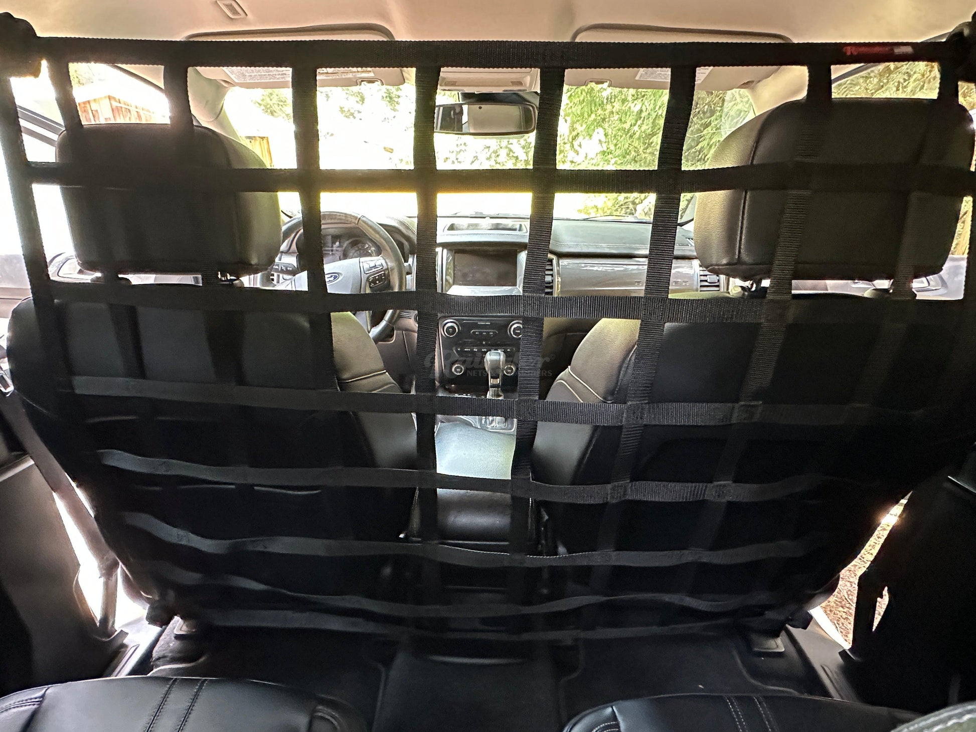 2019 - Newer Ford Ranger Extended Cab Behind Front Seats Barrier Divider Net-Raingler