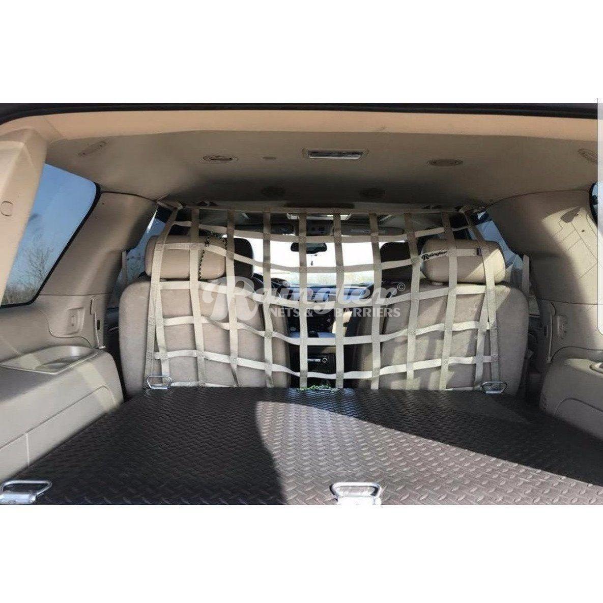 2021 - Newer Cadillac Escalade / Escalade ESV Behind 2nd Row Seats Rear Barrier Divider Net-Raingler