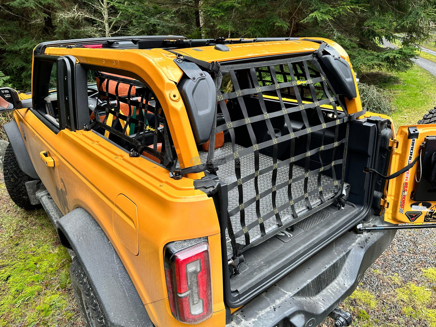 2021 - Newer Ford Bronco 4 door Back Full Window Net-Raingler