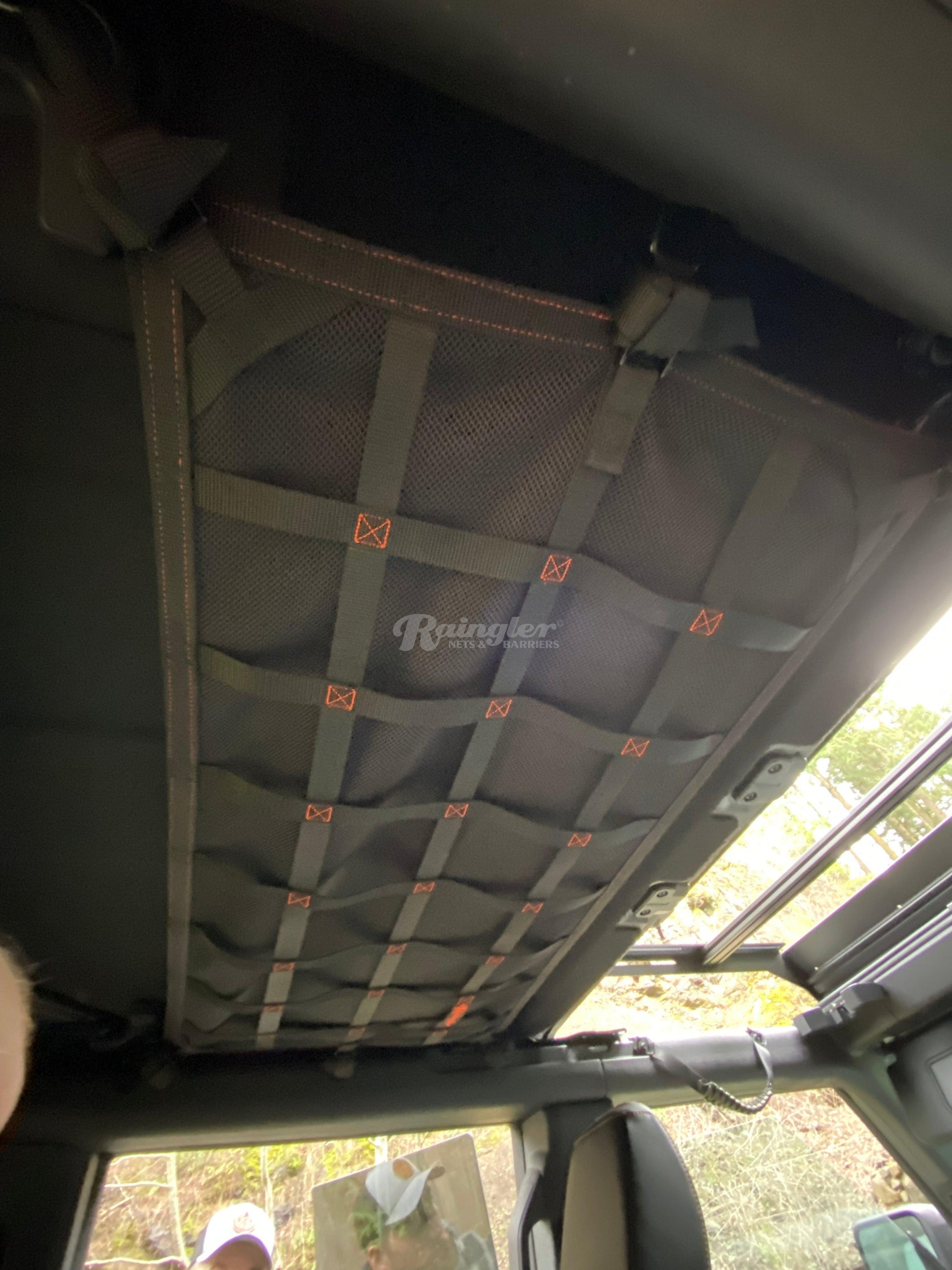 2021 - Newer Ford Bronco EZ Install Above 2nd Row Seat Attic Net-Raingler