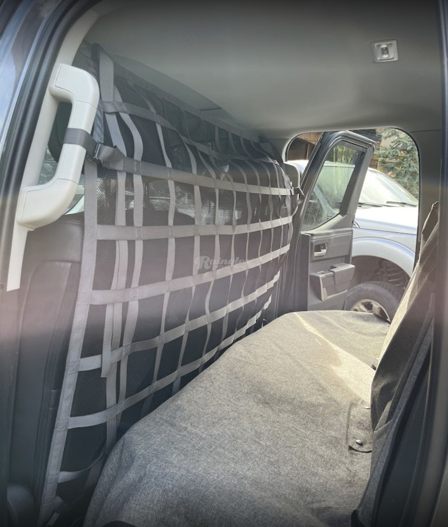 2022 - Newer Toyota Tundra Access Cab / Crew / CrewMax Behind Front Seats Barrier Divider Net-Raingler