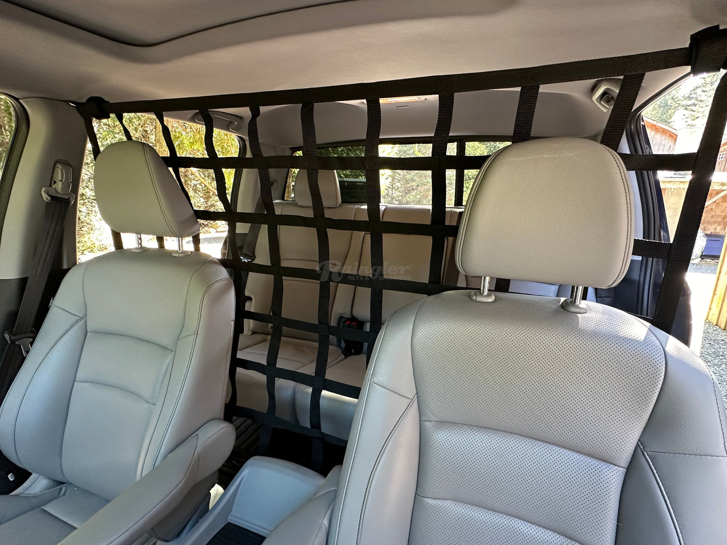 2023 - Newer Honda Pilot Behind Front Seats Barrier Divider Net-Raingler