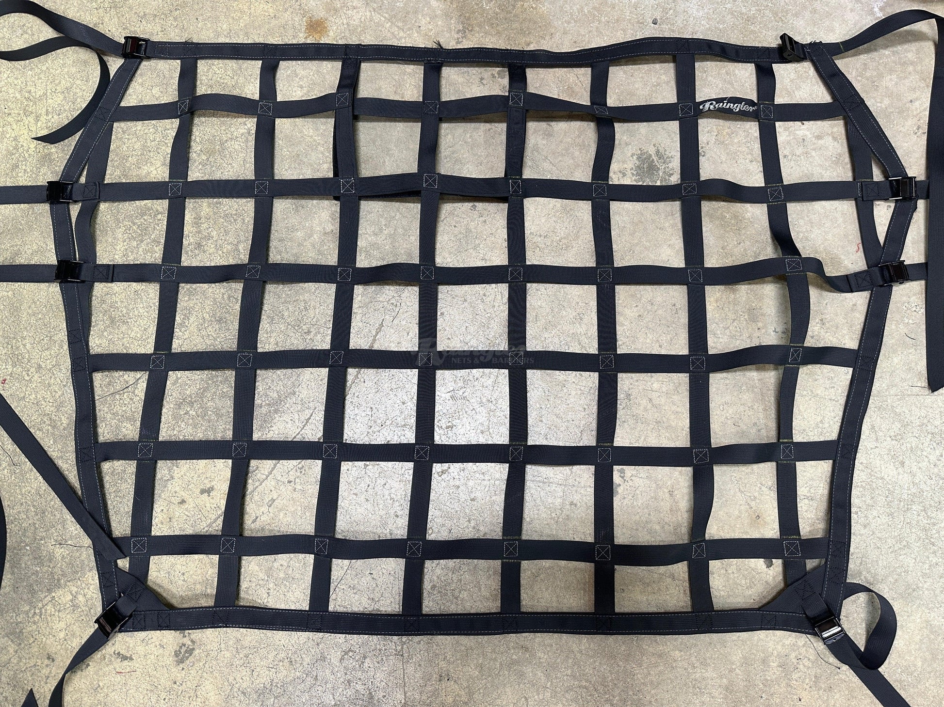 BLEM 2021 - Newer Ford Bronco 4 door Behind 2nd Row Seats Rear Barrier Divider Net-Raingler