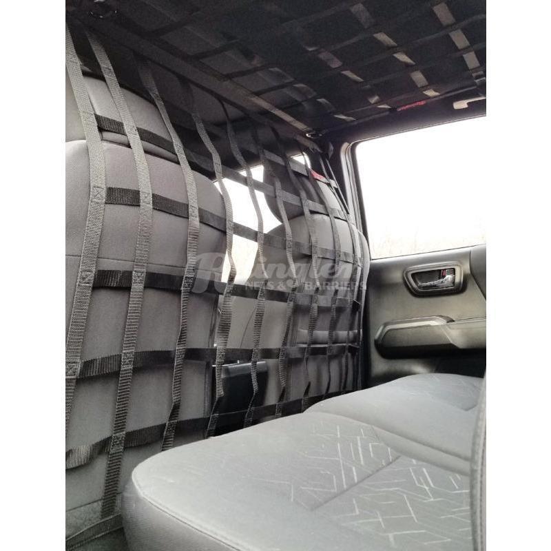 2005 -2015 Toyota Tacoma Access Cab / Double Cab Behind Front Seat Barrier Divider Net-Raingler