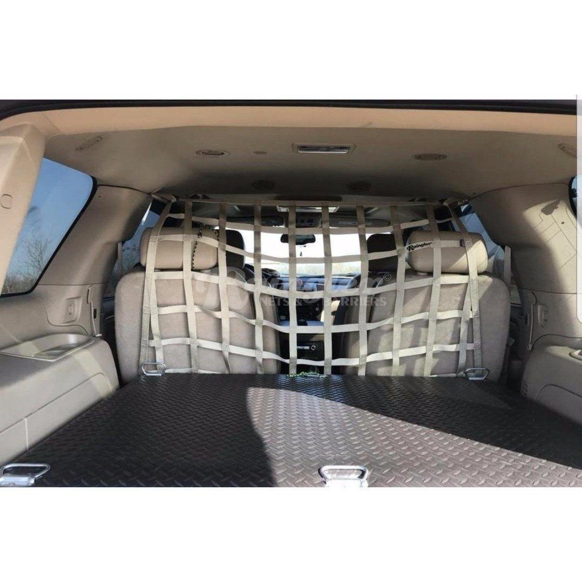 2007 - 2014 Cadillac Escalade Behind 2nd Row Seats Rear Barrier Divider Net SRBN-Raingler