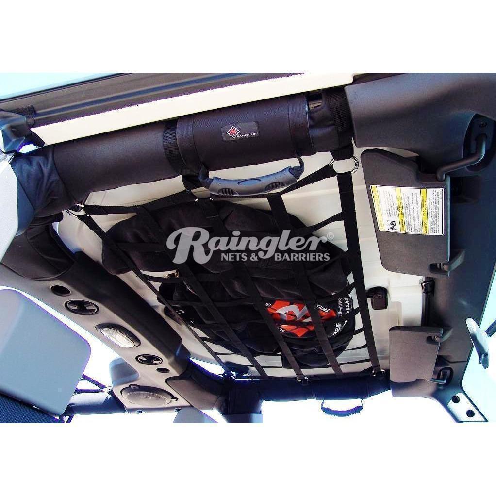 2007 - 2018 Jeep JK JKU Wrangler 2nd Row Ceiling Attic Net-Raingler