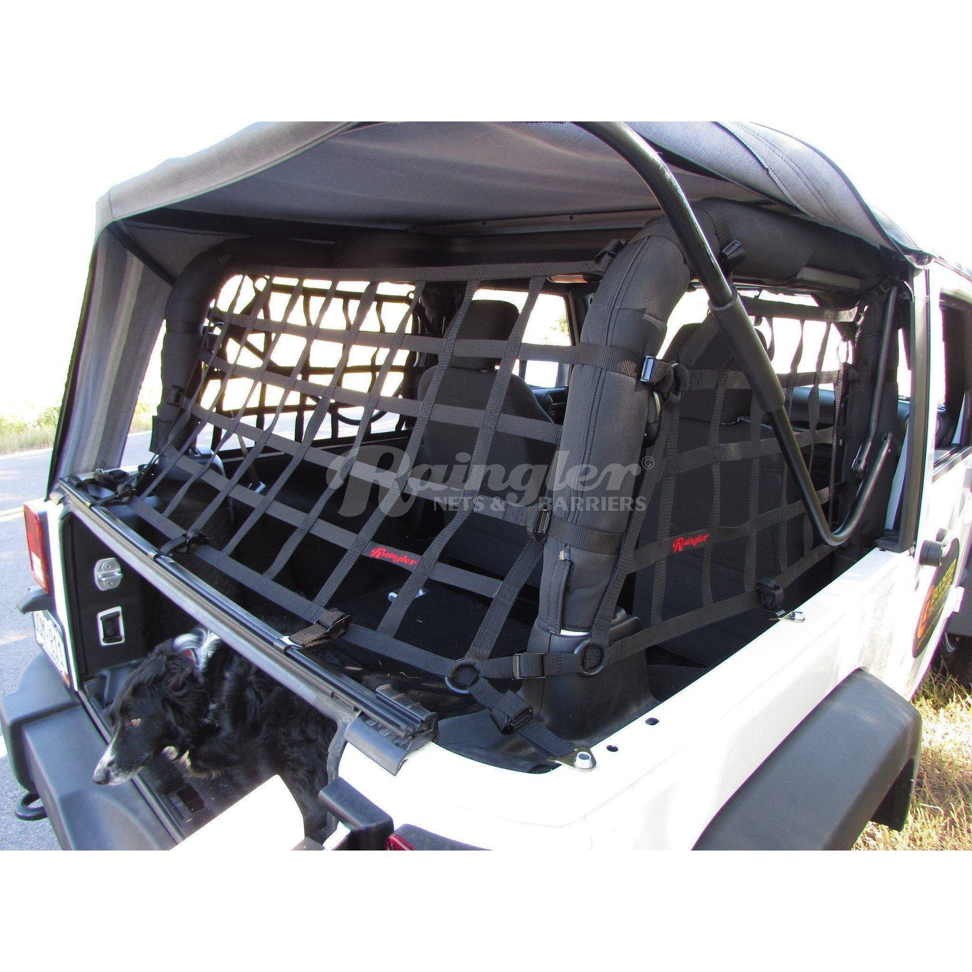 2007 - 2018 Jeep Wrangler JK 2 Door Back Window Net-Raingler