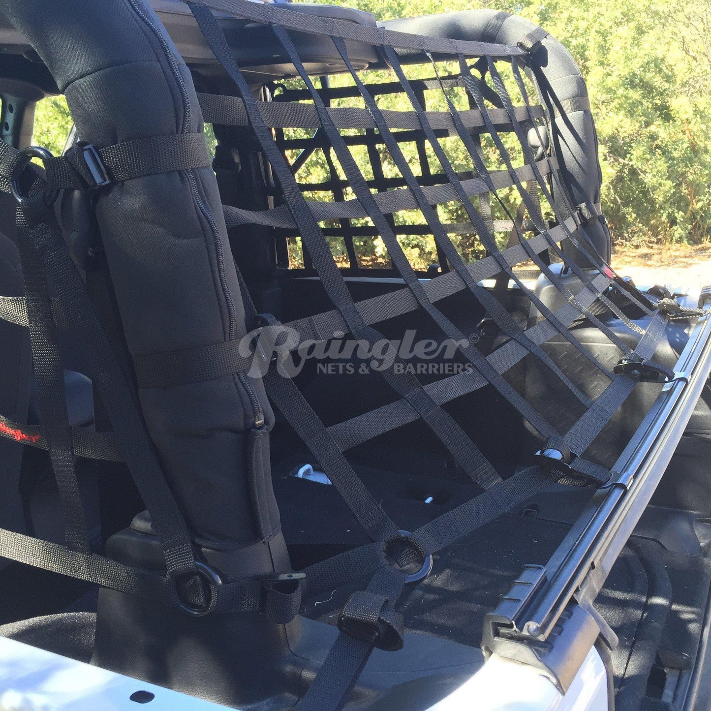 2007 - 2018 Jeep Wrangler JK 2 Door Back Window Net-Raingler