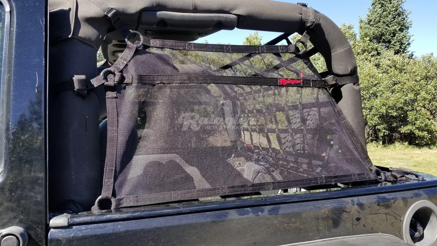 2007 - 2018 Jeep Wrangler JK 2 Door Side Window Nets-Raingler