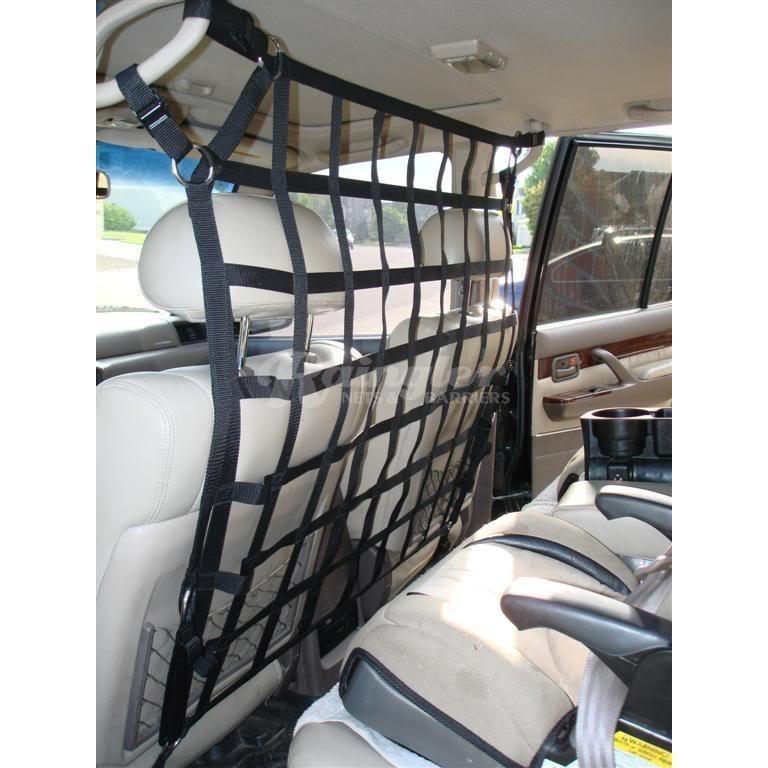 2008 - Newer Audi Allroad Quattro- A4 Behind Front Seats Barrier Divider Net-Raingler