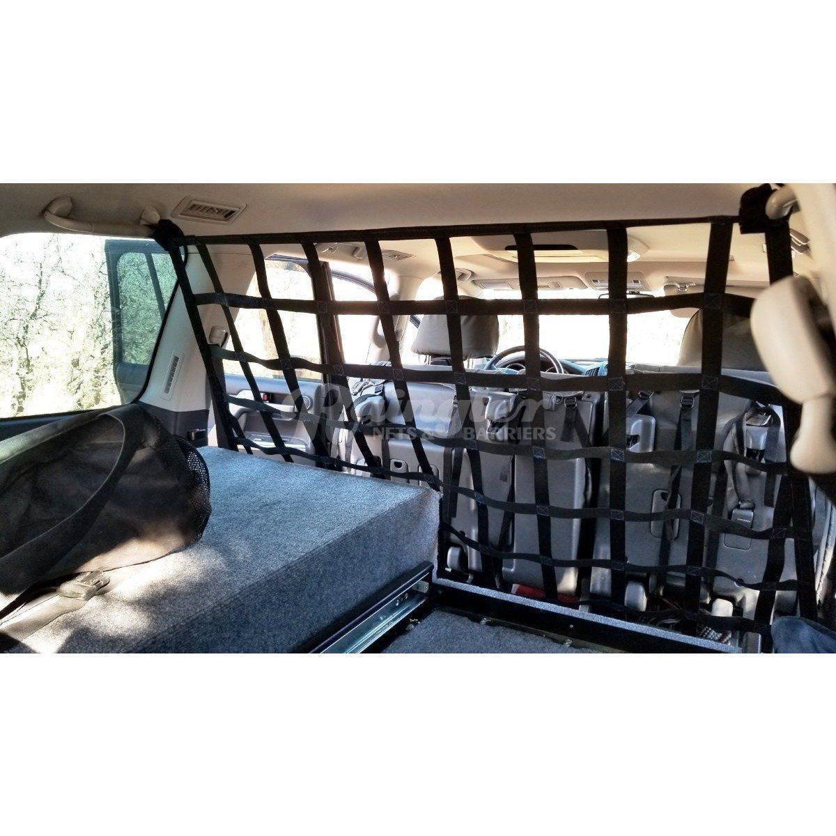 2008 - Newer Toyota Land Cruiser (J200) EZ Install Behind 2nd Row Seats Rear Barrier Divider Net-Raingler