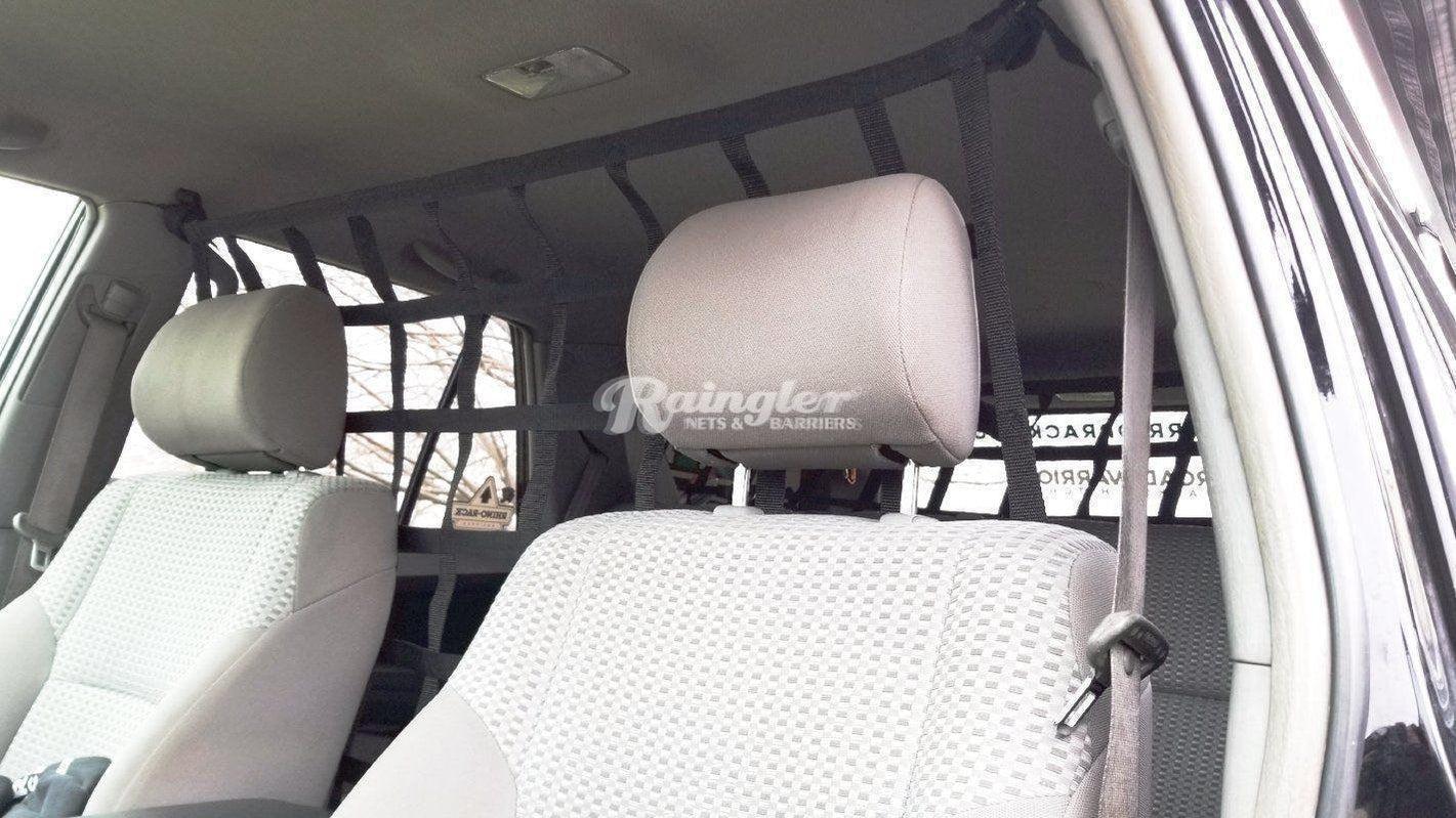 2015 - Newer Toyota Hilux Dual Cab Behind Front Seats Barrier Divider Net-Raingler