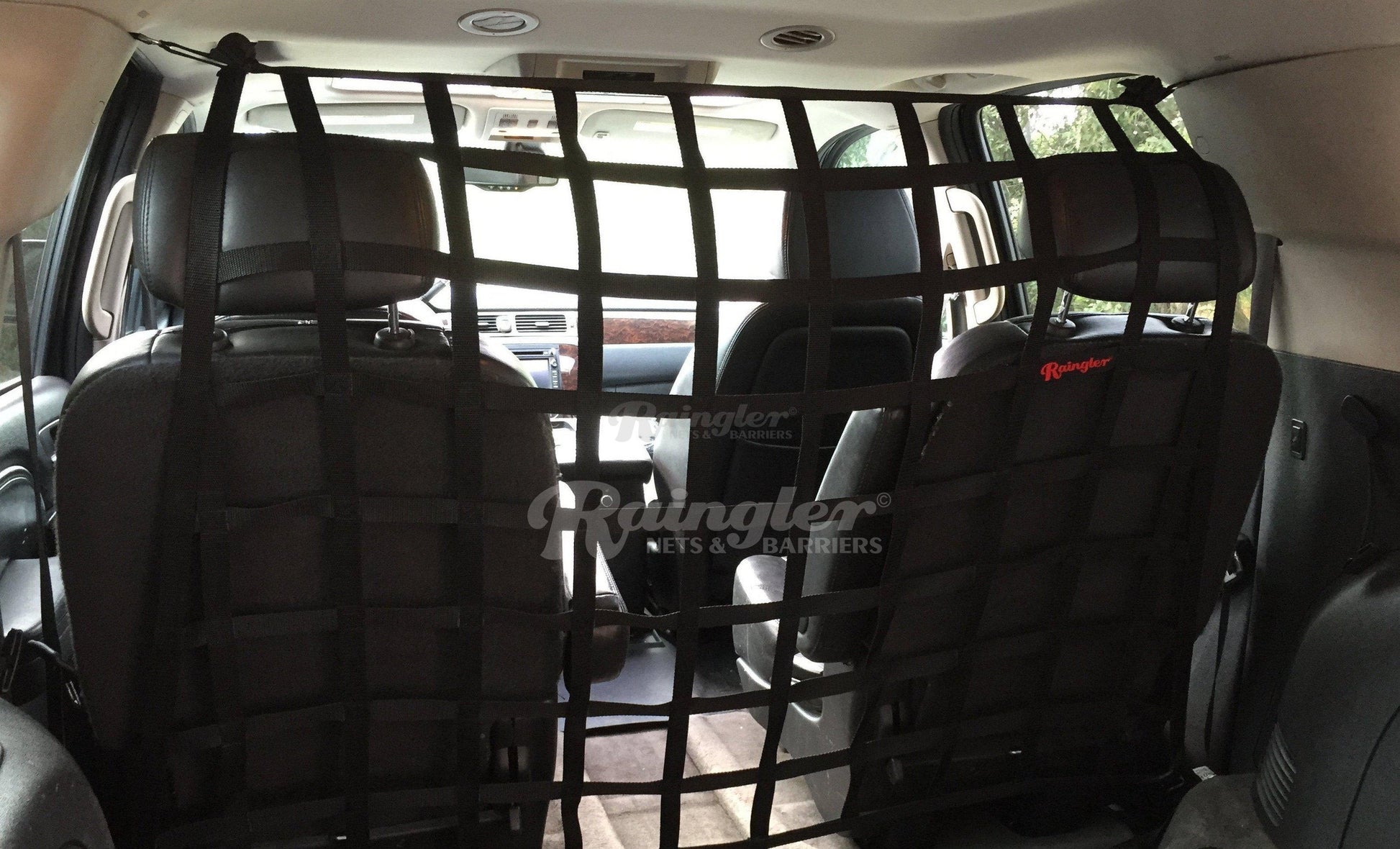 2018 - Newer Ford Expedition and Expedition MAX Behind 2nd Row Seats Rear Barrier Divider Net-Raingler