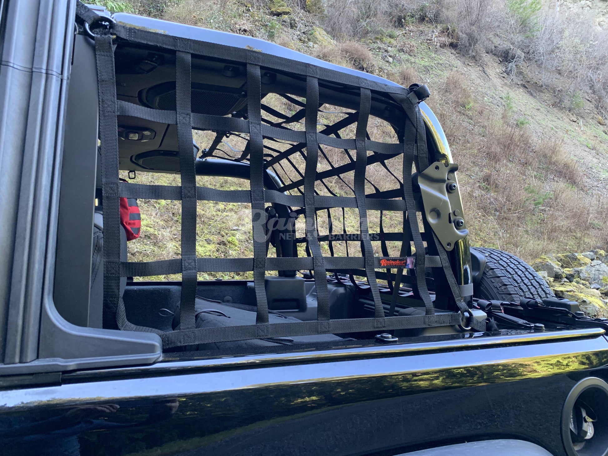 2018 - Newer Jeep Wrangler JL 2 Door Side Window Nets-Raingler