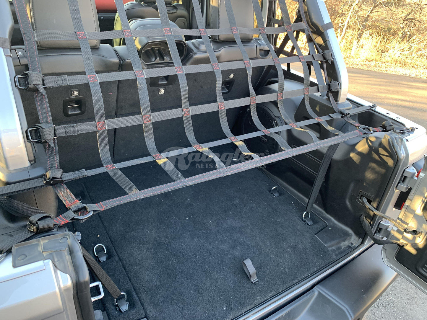 2018 - Newer Jeep Wrangler JLU 4 Door Back Window Net-Raingler