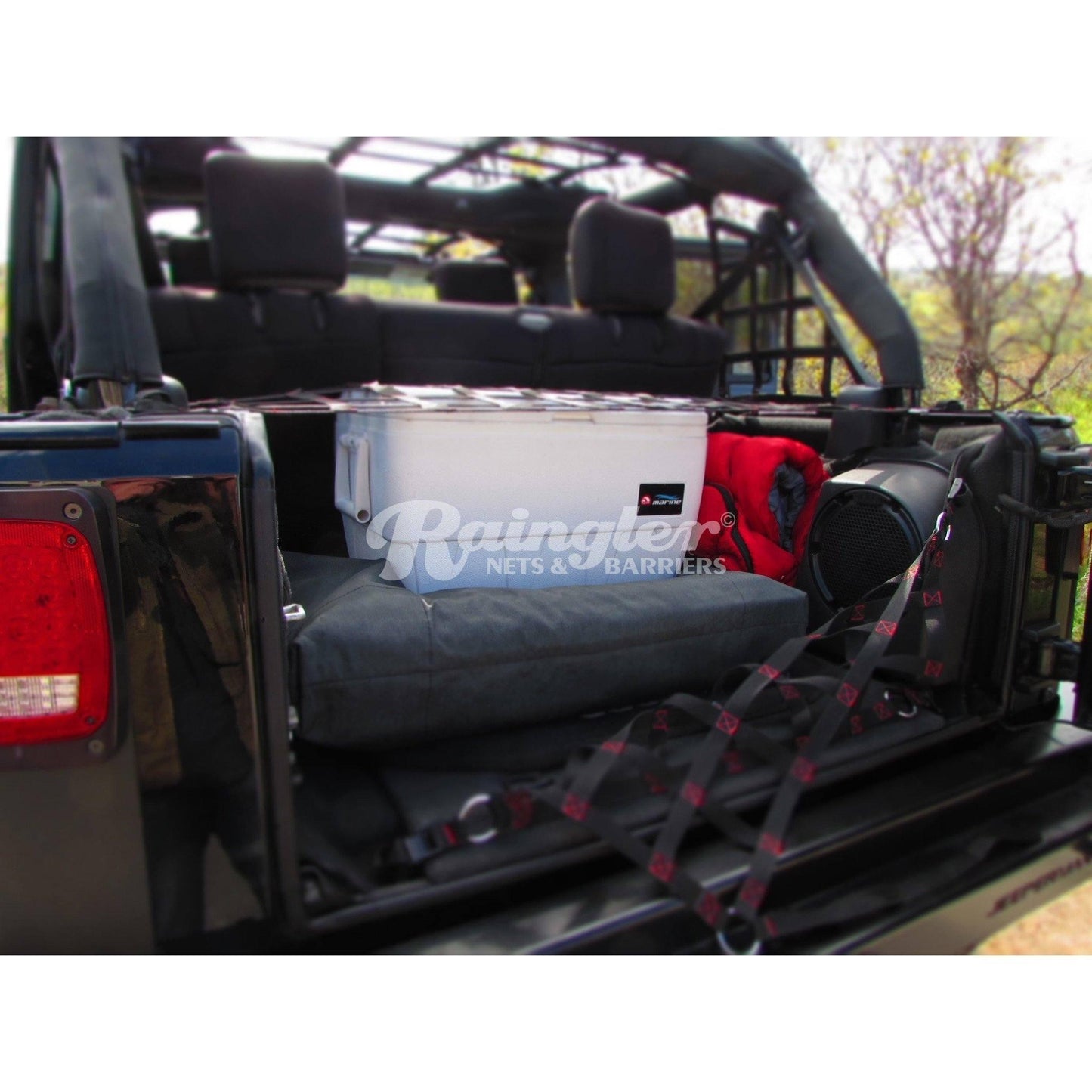 2018 - Newer Jeep Wrangler JLU Tailgate Barrier Net-Raingler